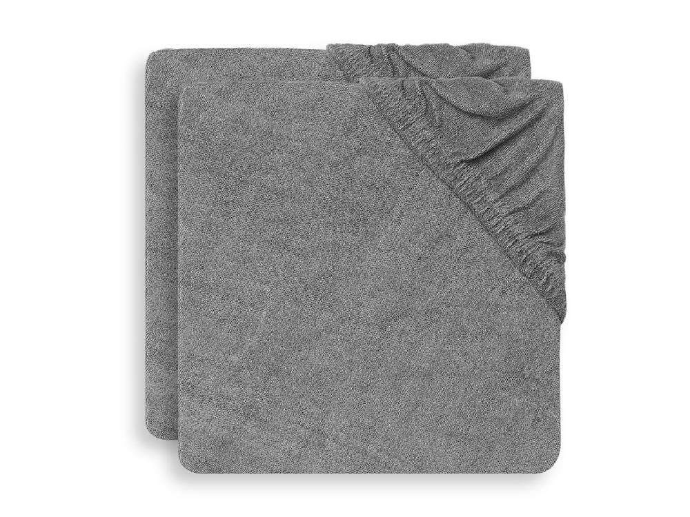 Jollein Wickelauflagenbezug Frottee 50x70cm Storm Grey (2pack) Begrenztes Angebot