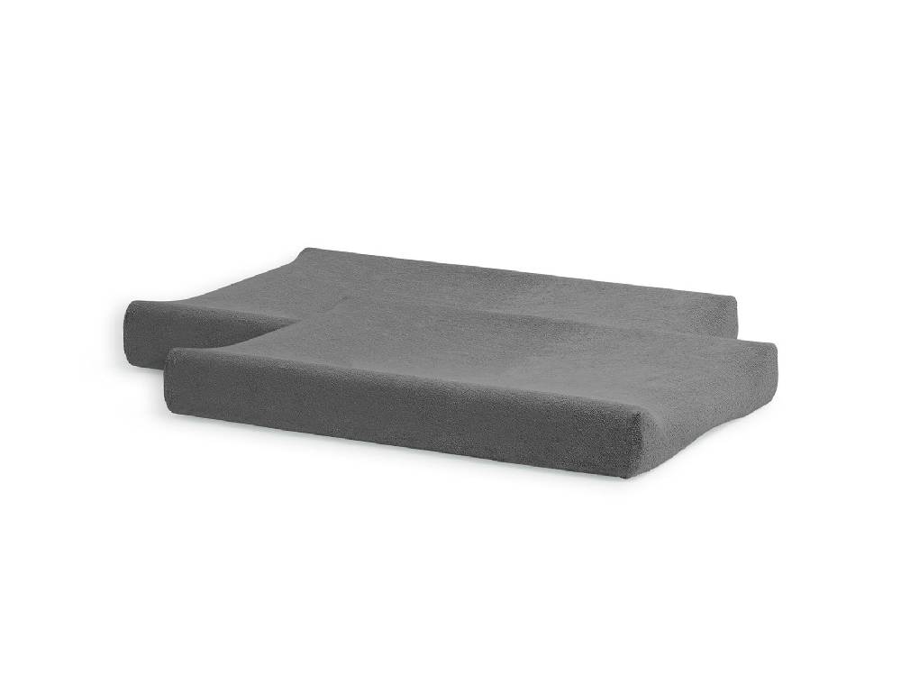 Jollein Wickelauflagenbezug Frottee 50x70cm Storm Grey (2pack) Begrenztes Angebot