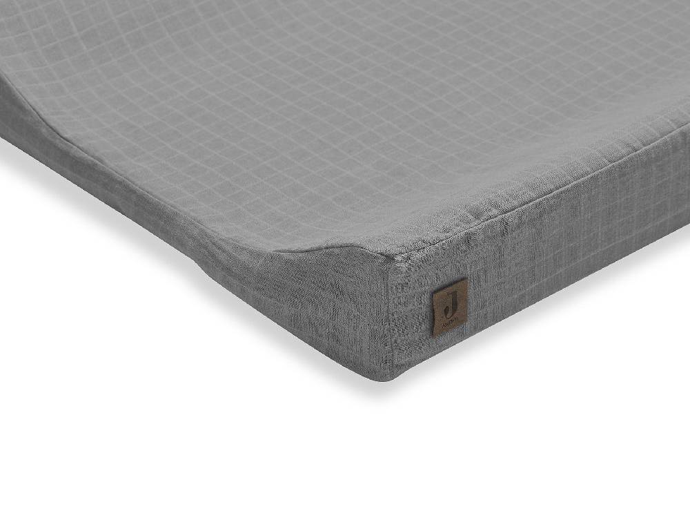 Jollein Wickelauflagenbezug Wrinkled Cotton 50x70cm Storm Online Shopping