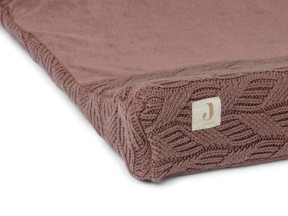 Jollein Wickelauflagenbezug 50x70cm Spring Knit Chestnut Preisnachlass