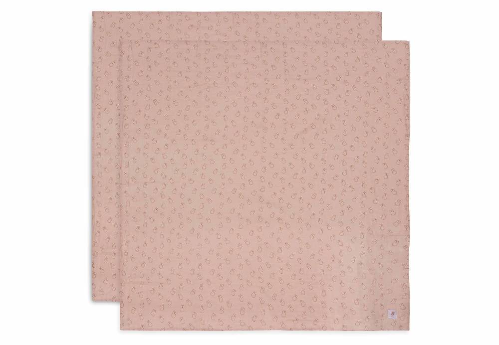 Jollein Mullwindeln 115x115cm Miffy Silhouettes - Wild Rose Black Friday