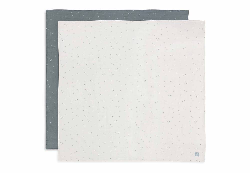 Jollein Mullwindeln 115x115cm Twinkling - Sea Green - 2 Stück Osterangebot
