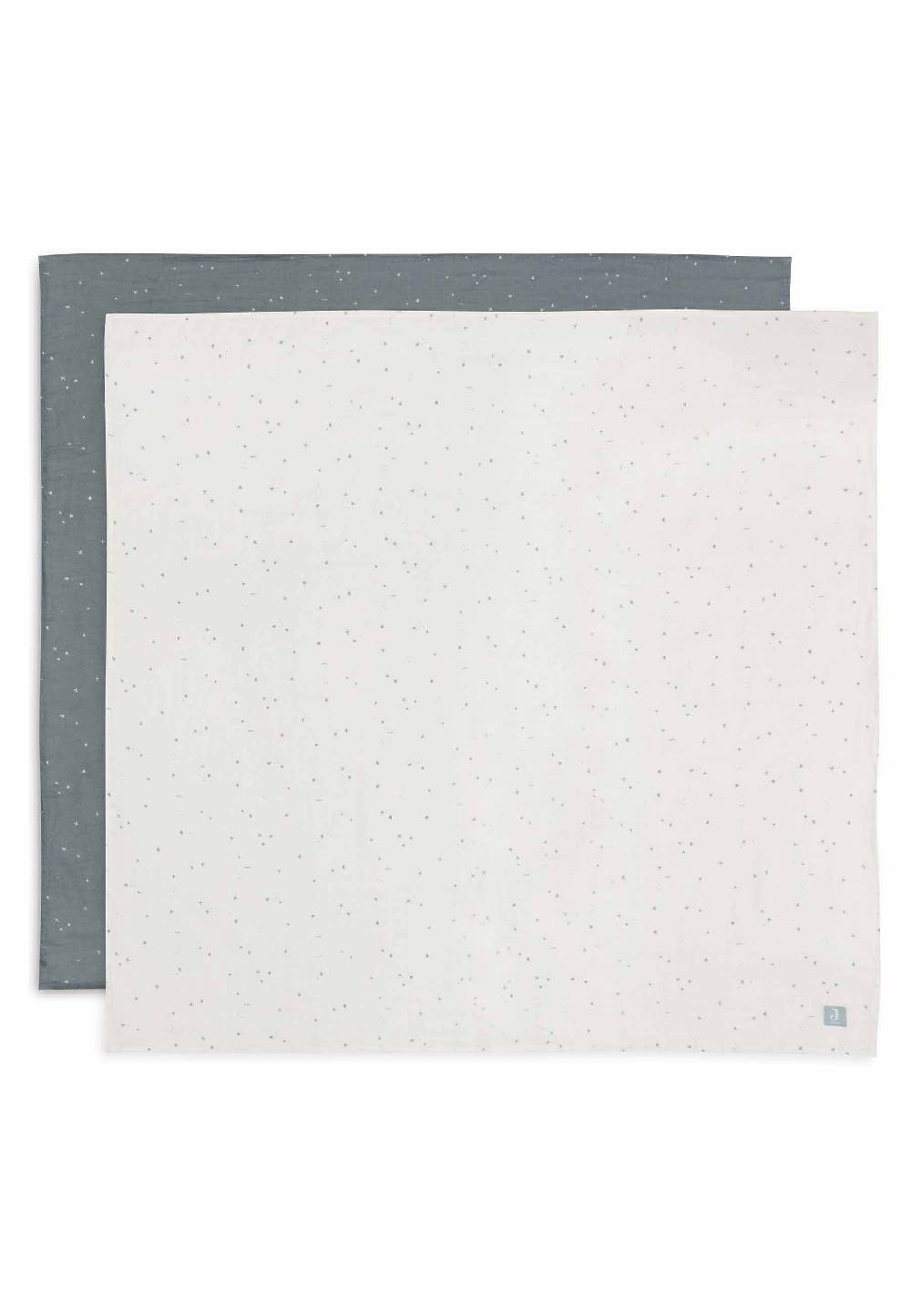 Jollein Mullwindeln 115x115cm Twinkling - Sea Green - 2 Stück Osterangebot
