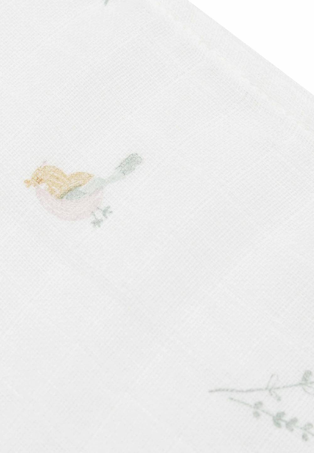Jollein Spucktuch 70x70cm - Lovely Birds - 3 Stück Top Angebot
