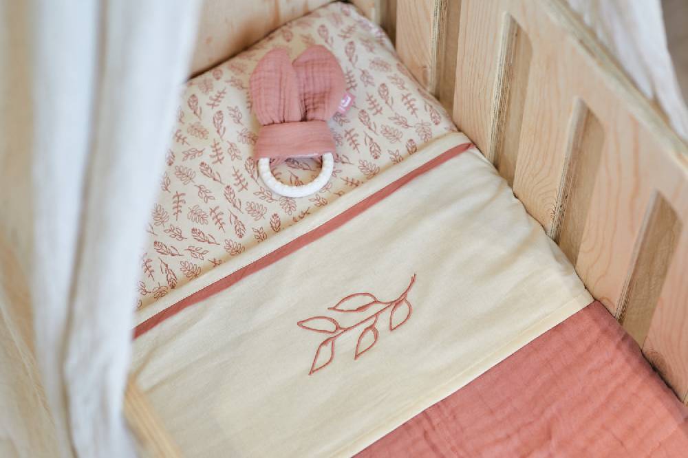 Jollein Bettlaken Wiege 75x100cm Meadow Rosewood Letzte 3 Tage