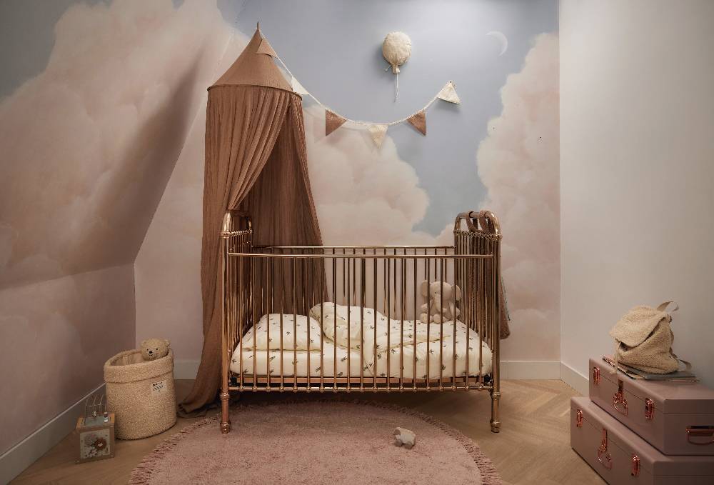Jollein Spannbettlaken Jersey 60x120cm Rosehip 2025