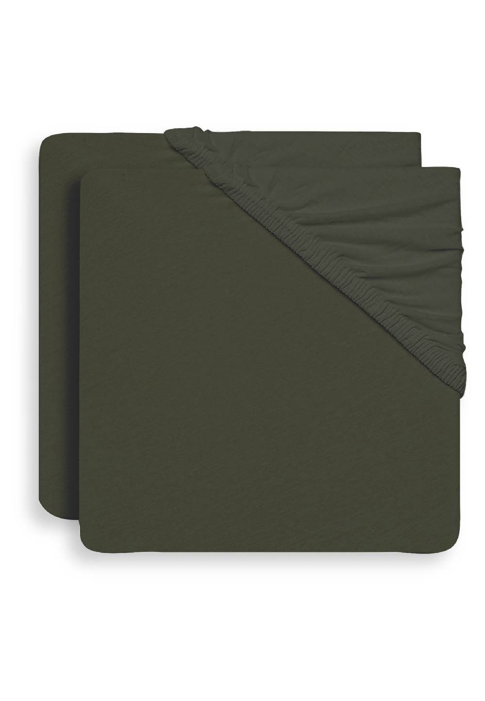 Jollein Spannbettlaken Jersey 40/50x80/90cm Leaf Green (2pack) Online
