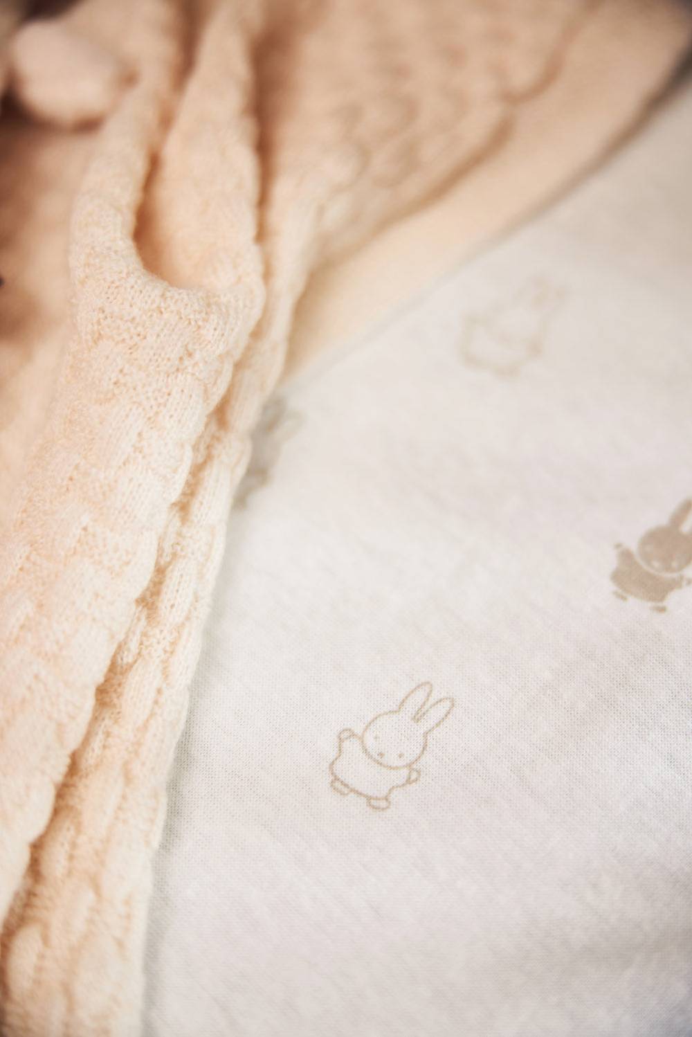 Jollein Spannbettlaken Jersey 40/50x80/90cm Happy Miffy Nougat Verkauf