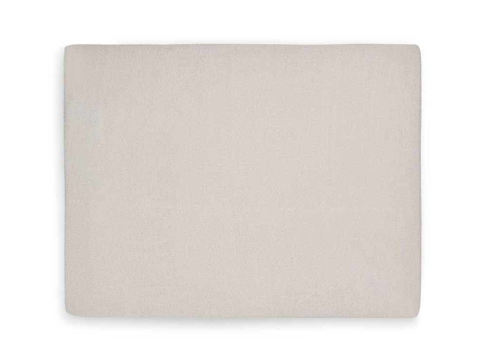 Jollein Spannbettlaken Jersey Laufgitter 75x95cm Soft Grey im Angebot