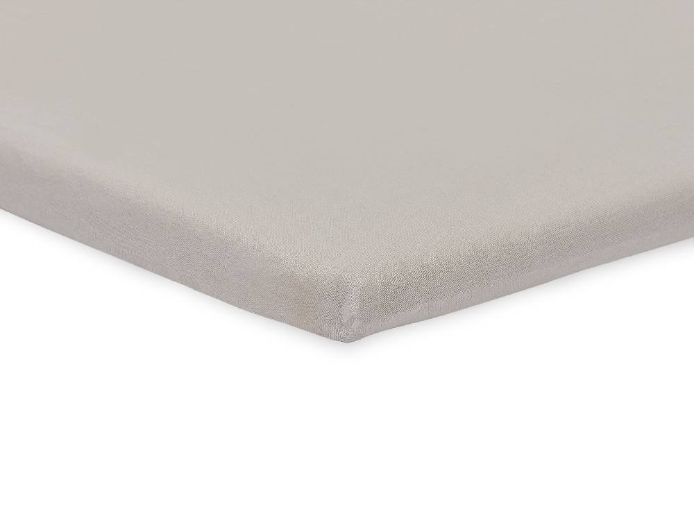 Jollein Spannbettlaken Jersey Laufgitter 75x95cm Soft Grey im Angebot