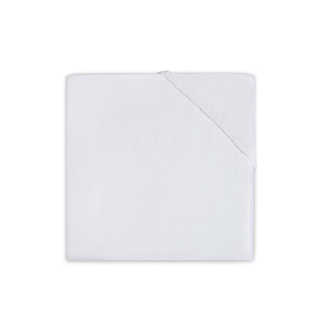 Jollein Spannlaken baumwolle 50x90cm Weiss Limitierter Zeitrabatt