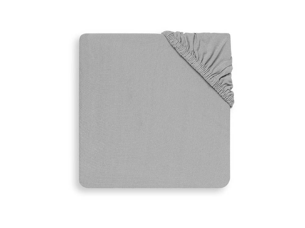Jollein Spannbettlaken Jersey 60x120cm Soft Grey Sonderangebot