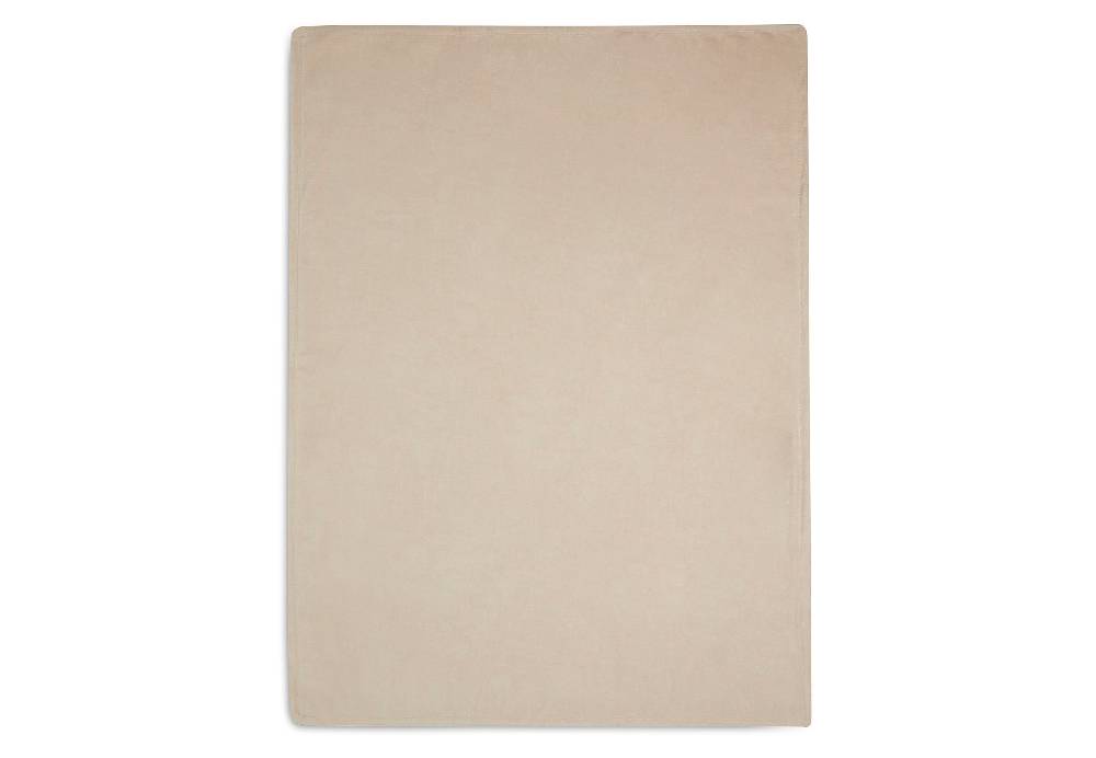 Jollein Decke Kinderbett 100x150cm Pure Knit Nougat/Velvet GOTS Flash Sale