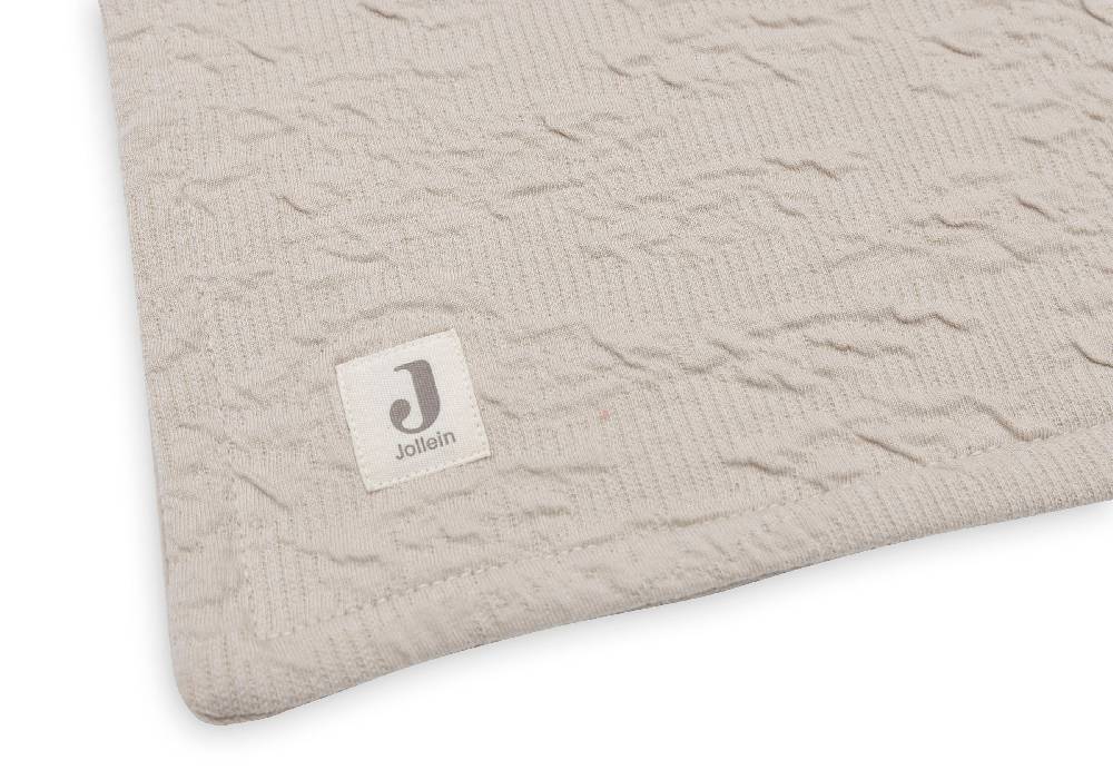 Jollein Decke Kinderbett 100x150cm Soft Waves Nougat Heißer Verkauf