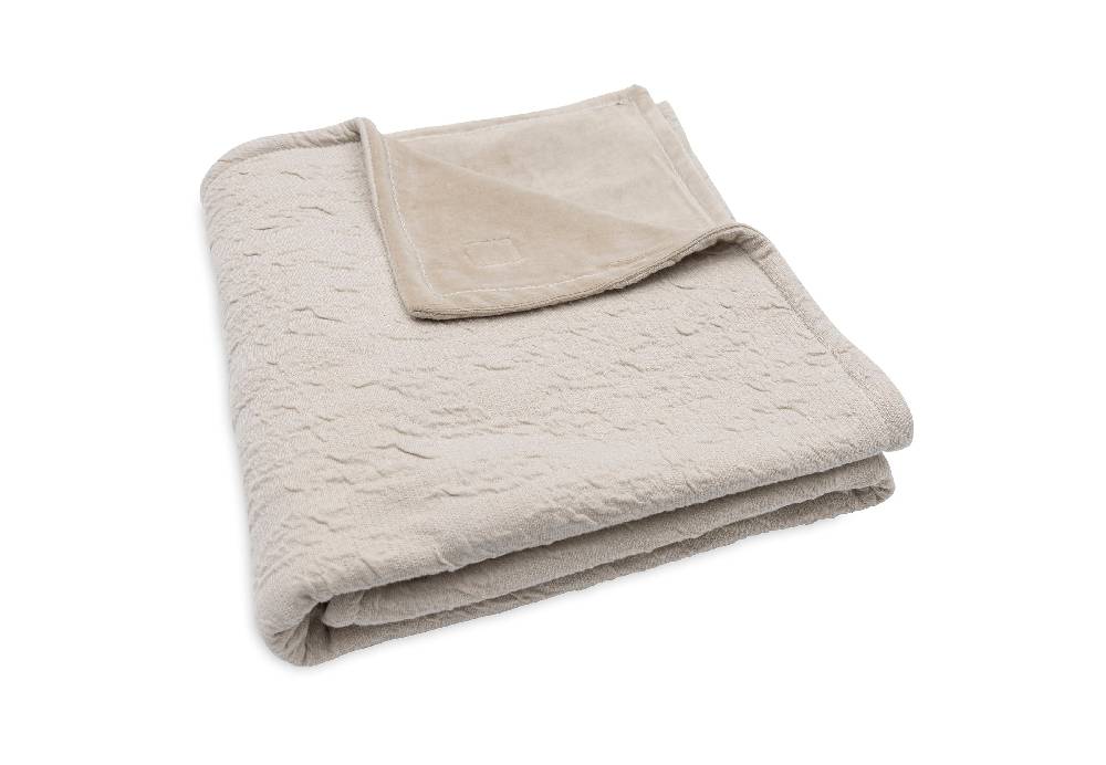 Jollein Decke Kinderbett 100x150cm Soft Waves Nougat Heißer Verkauf