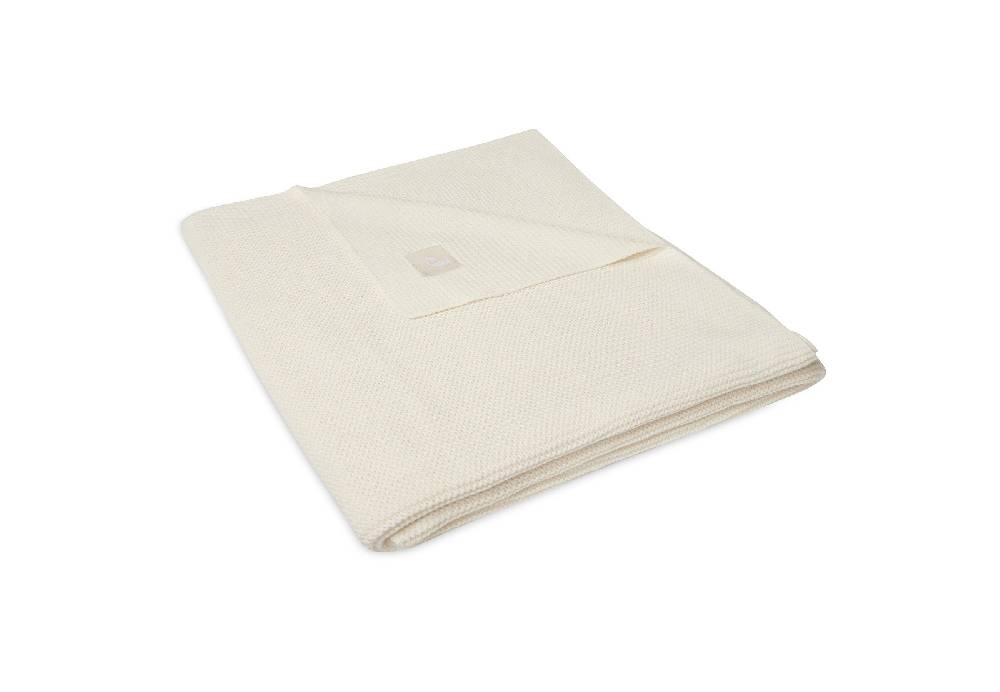 Jollein Decke Kinderbett 100x150cm Basic Knit Ivory Neueste Mode