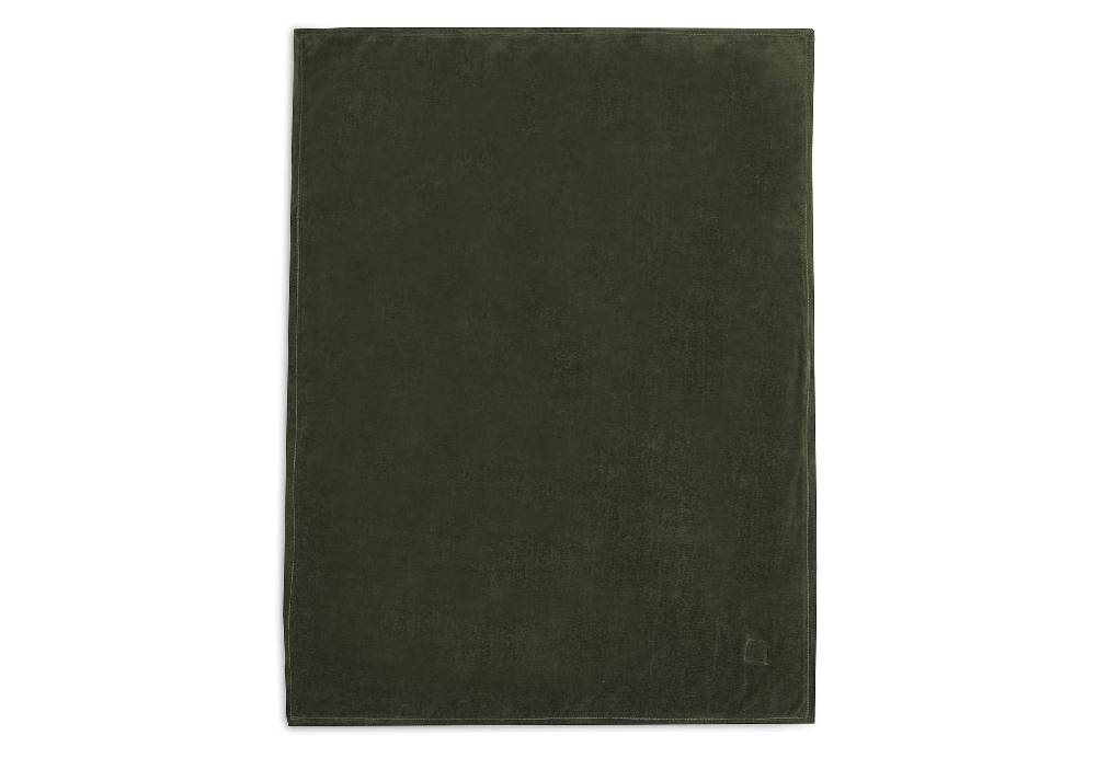 Jollein Decke Kinderbett 100x150cm Pure Knit Leaf Green/Velvet GOTS Exklusive Angebote