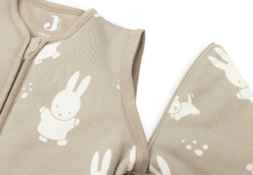 Jollein Schlafsack abnehmbaren Ärmel 110cm MiffySnuffy Olive Green Kostenlose Rückgabe