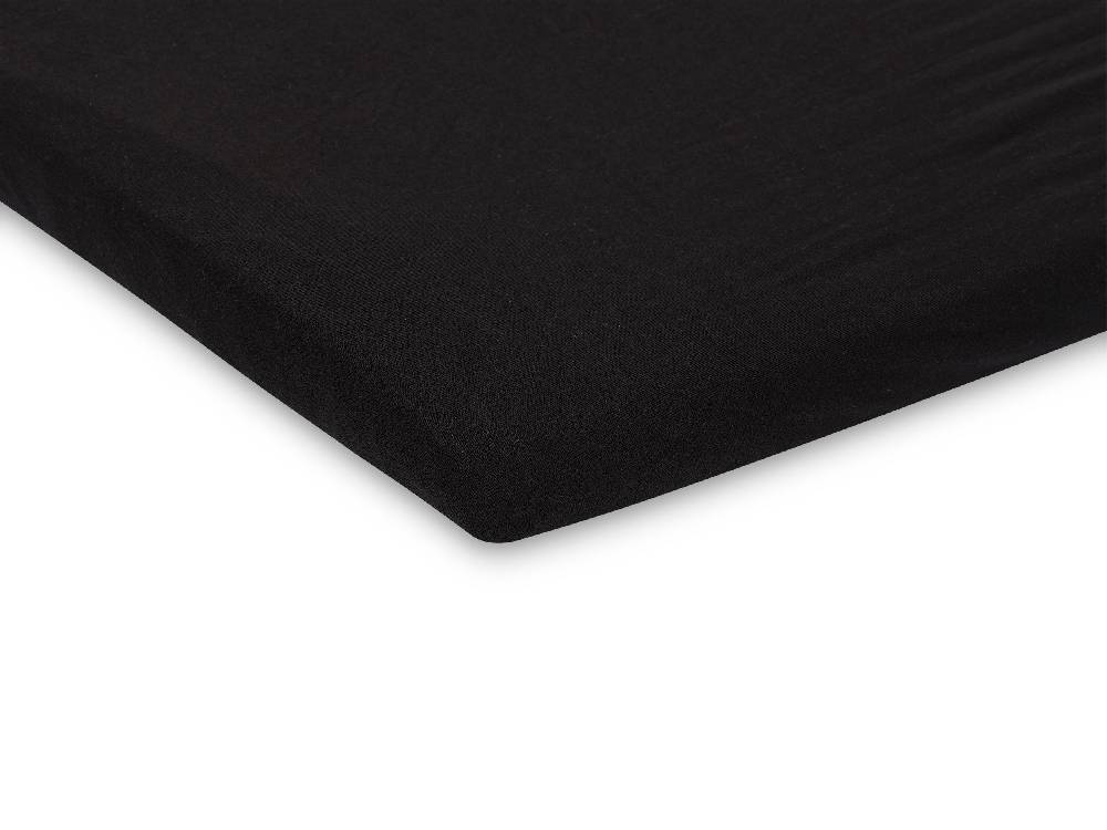 Jollein Spannbettlaken Jersey Laufgitter 75x95cm Black 50% Rabatt mit kostenlosem Versand