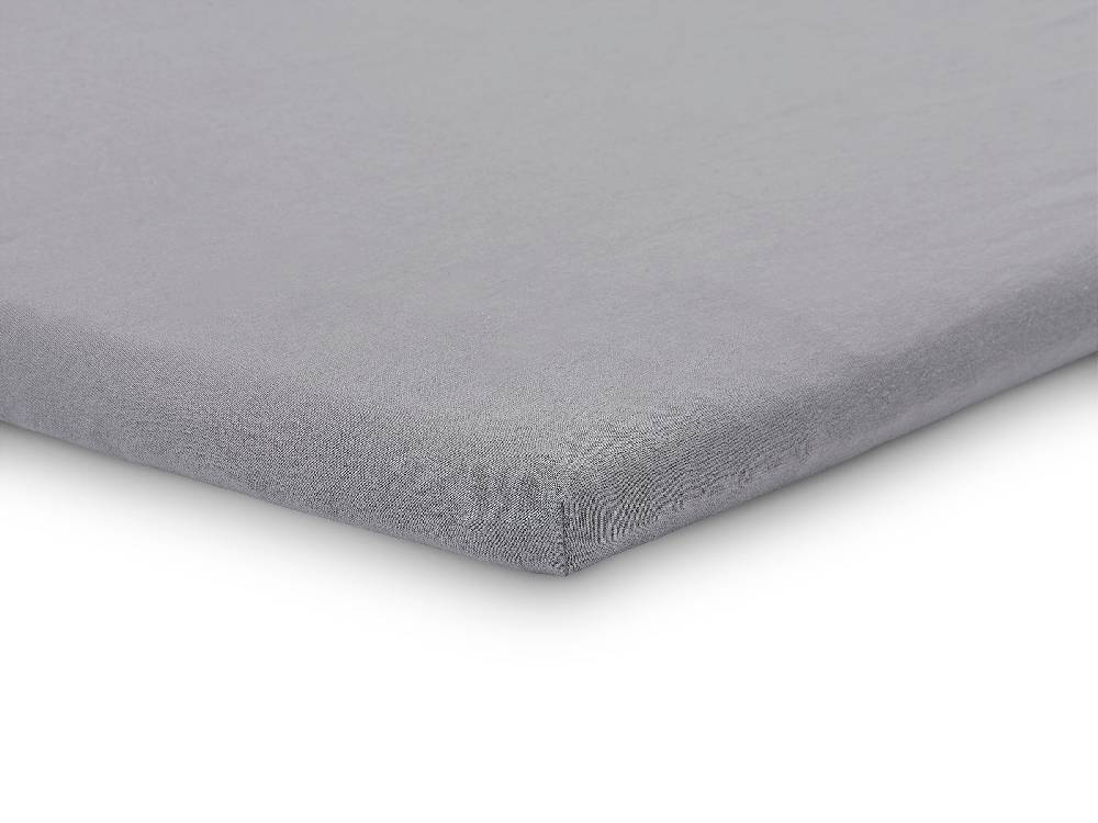 Jollein Spannbettlaken Jersey Laufgitter 75x95cm Storm Grey 2025