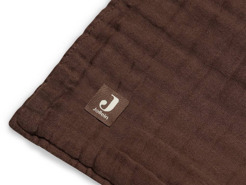 Jollein Decke Kinderbett Wrinkled Cotton 120x120cm Chestnut Online