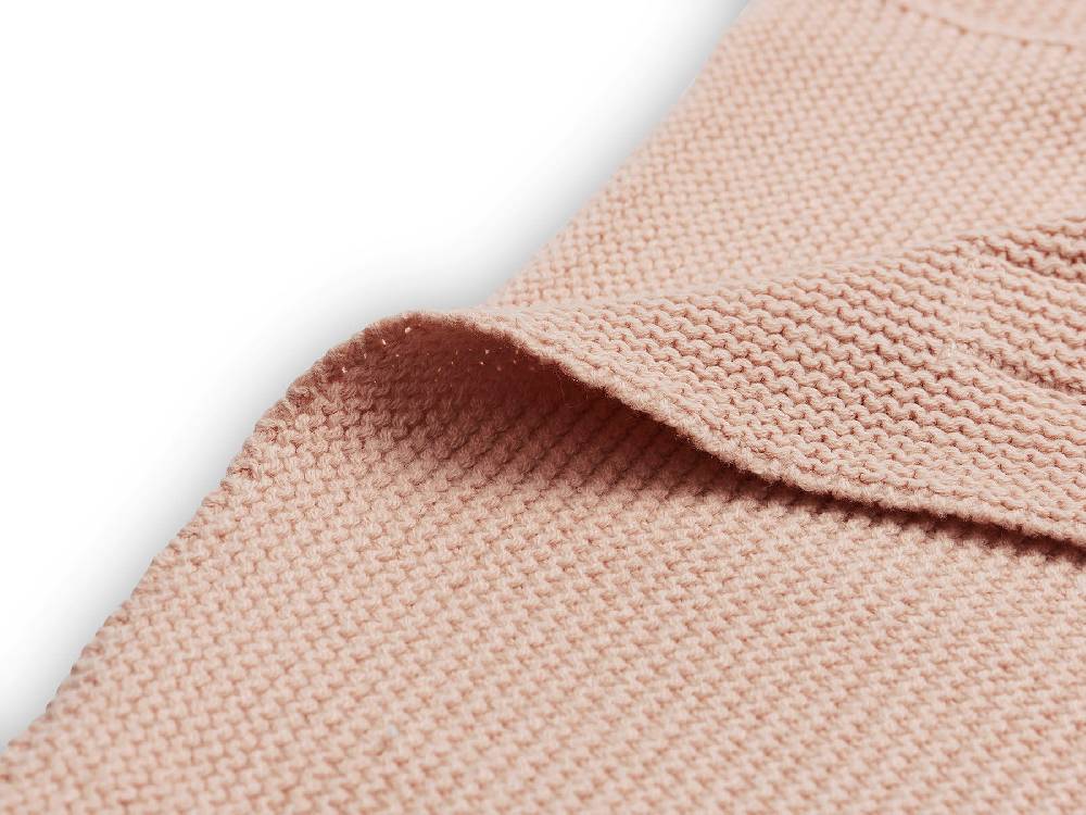 Jollein Decke Kinderbett 100x150cm Basic Knit Pale Pink Hotsell