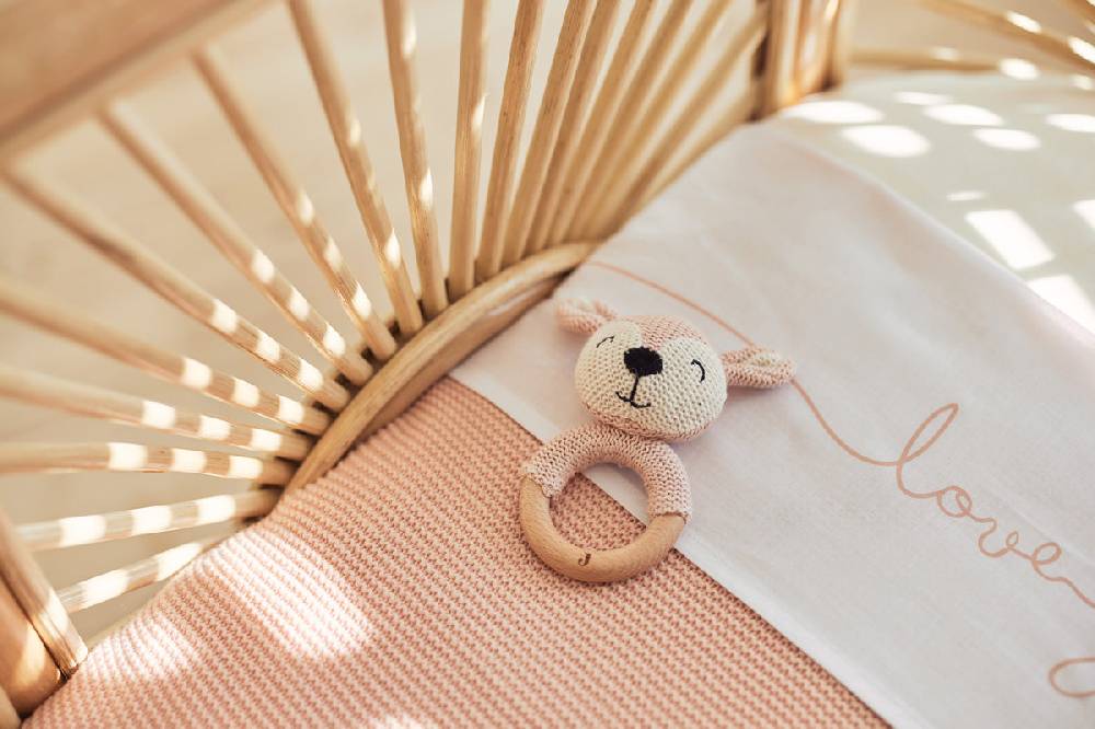 Jollein Decke Kinderbett 100x150cm Basic Knit Pale Pink Hotsell