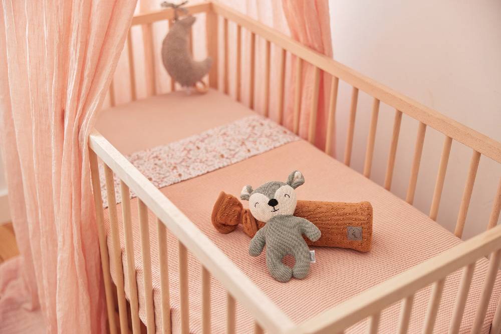 Jollein Decke Kinderbett 100x150cm Basic Knit Pale Pink Hotsell