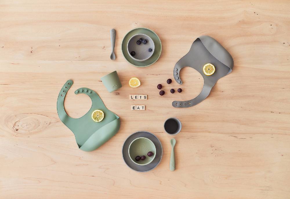 Jollein Lätzchen Siliconen Ash green Black Friday