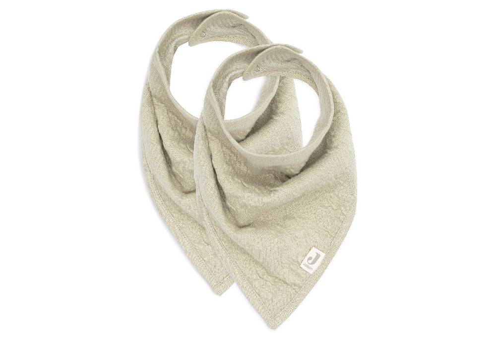 Jollein Lätzchen Bandana Soft Waves Olive Green (2pack) Osterangebot