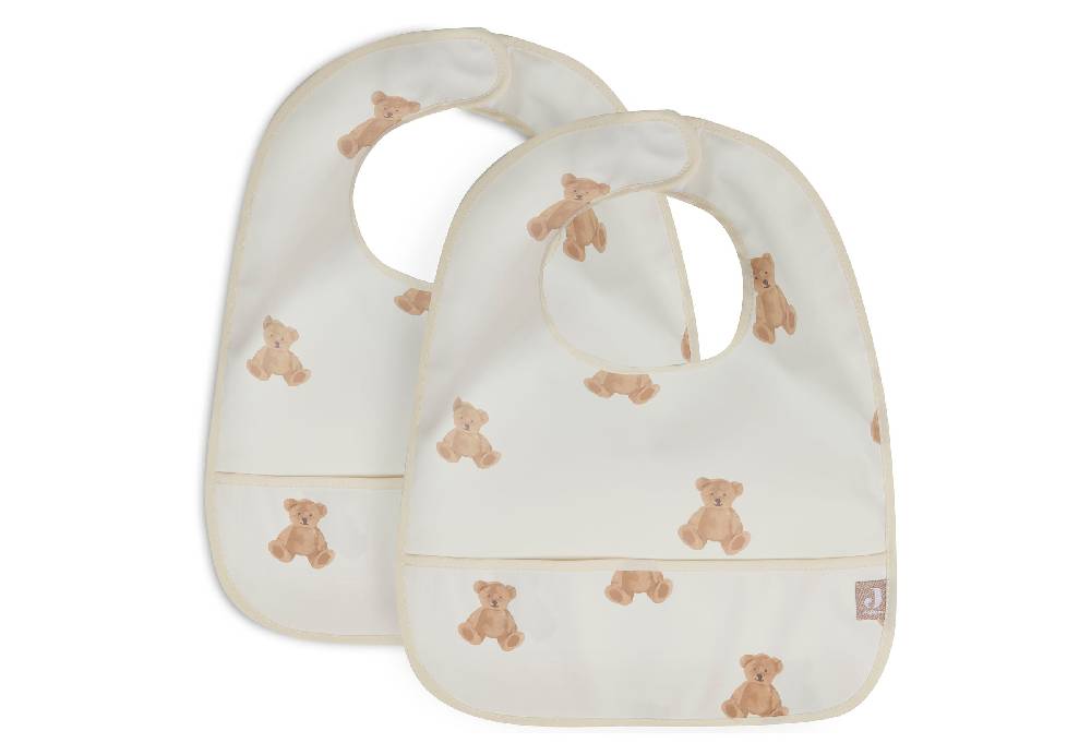 Jollein Lätzchen Wasserdicht Teddy Bear (2pack) Muttertagsangebot