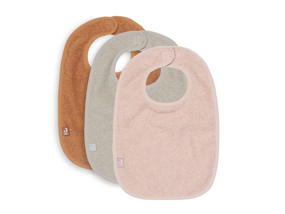 Jollein Lätzchen Frottee Pale Pink/Nougat/Caramel (3pack) Valentinstagsangebot