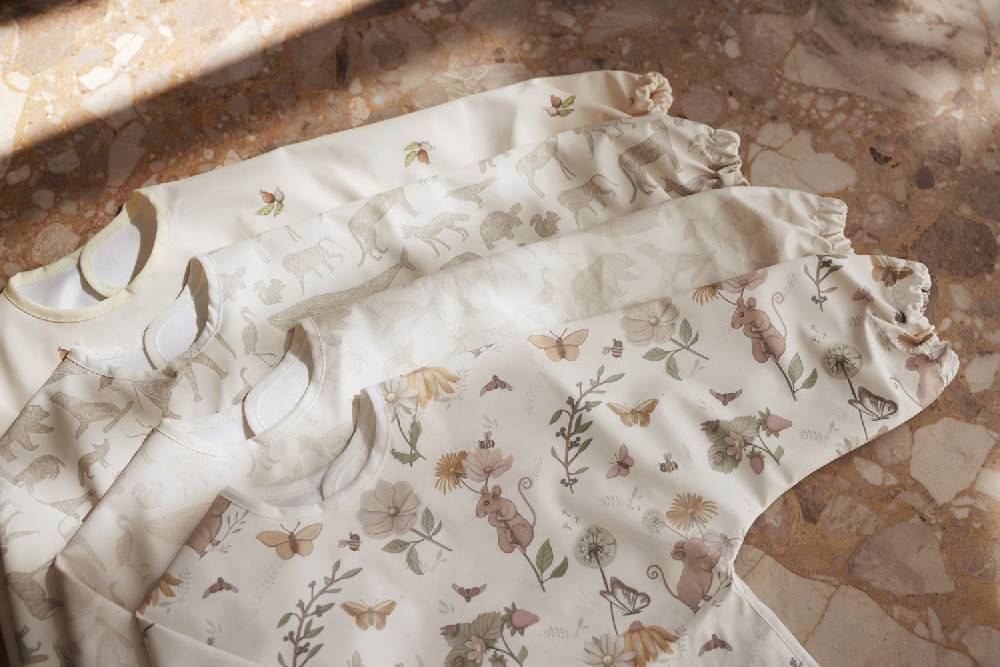 Jollein Lätzchen Wasserdicht mit Ärmeln Dreamy Mouse Heißer Verkauf