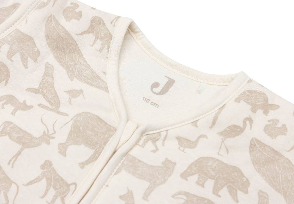 Jollein Schlafsack mit Abnehmbaren Ärmeln 110cm Animals Nougat Neueste Stile