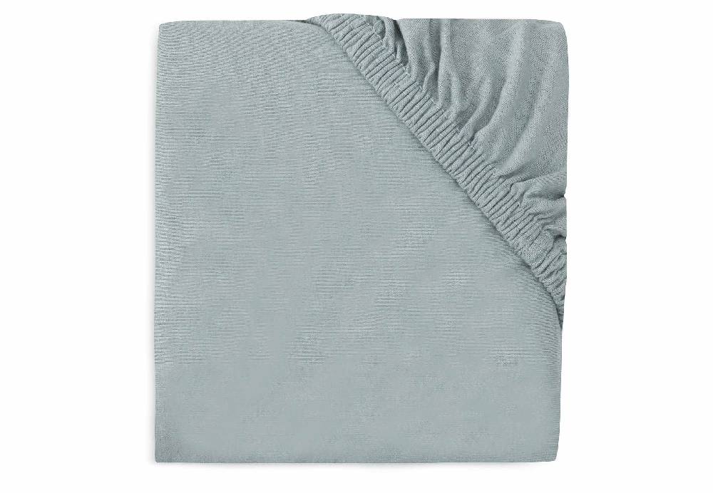 Jollein Spannbettlaken Laufgitter Jersey 75x95cm - Sea Green 50% Rabatt für begrenzte Zeit