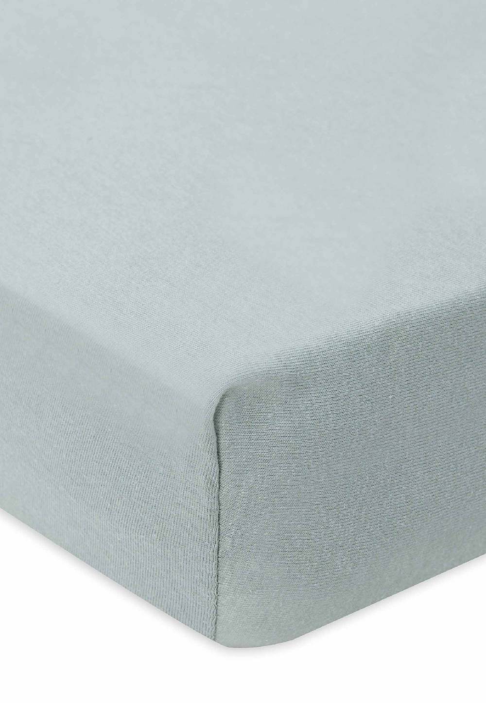 Jollein Spannbettlaken Jersey 60x120cm - Sea Green Auslauf
