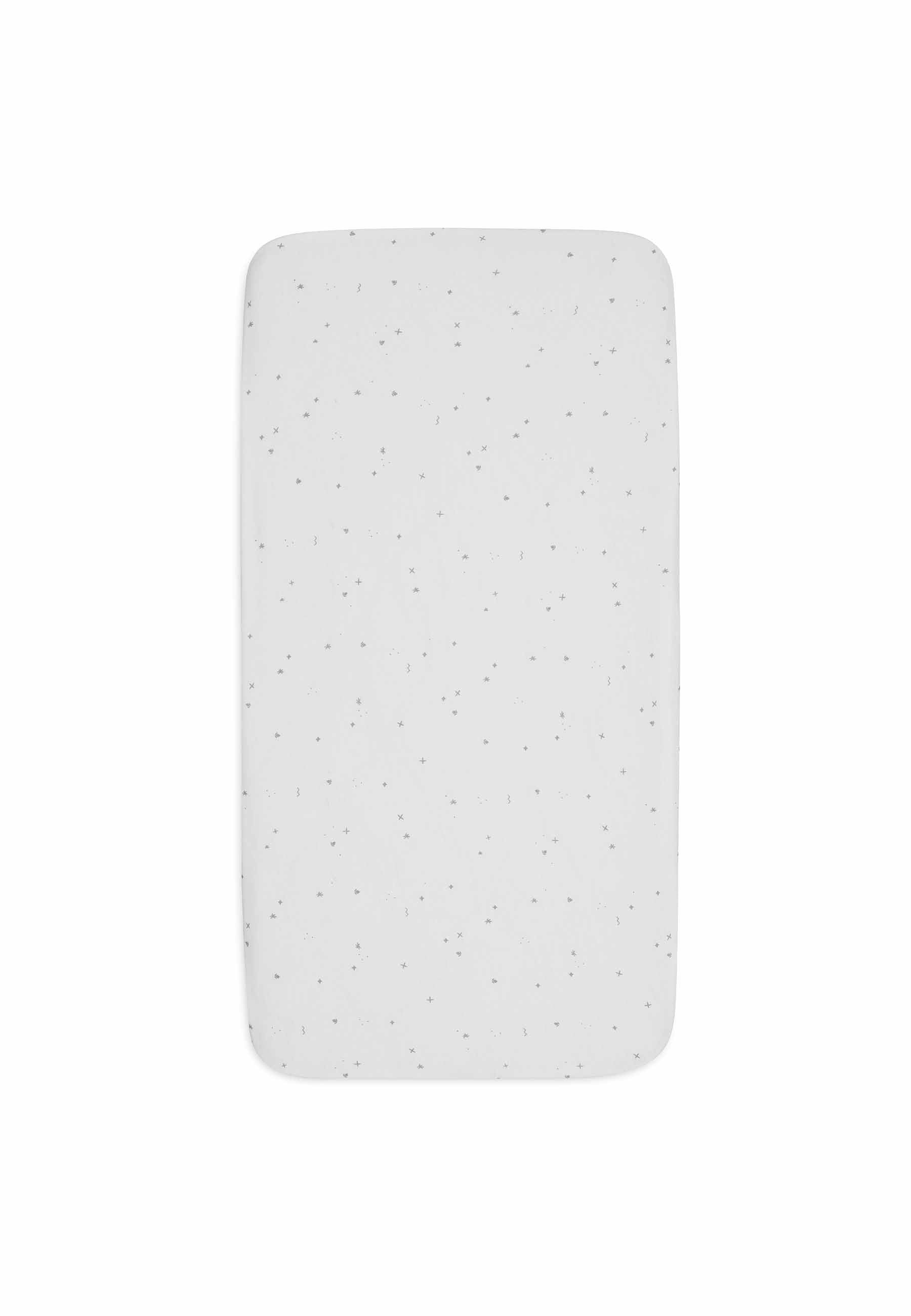 Jollein Spannbettlaken Jersey 60x120cm Twinkling - Sea Green Angebote