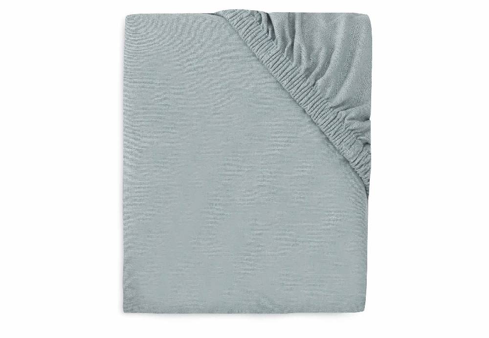 Jollein Spannbettlaken Jersey 40/50x80/90cm - Sea Green Schlussverkauf