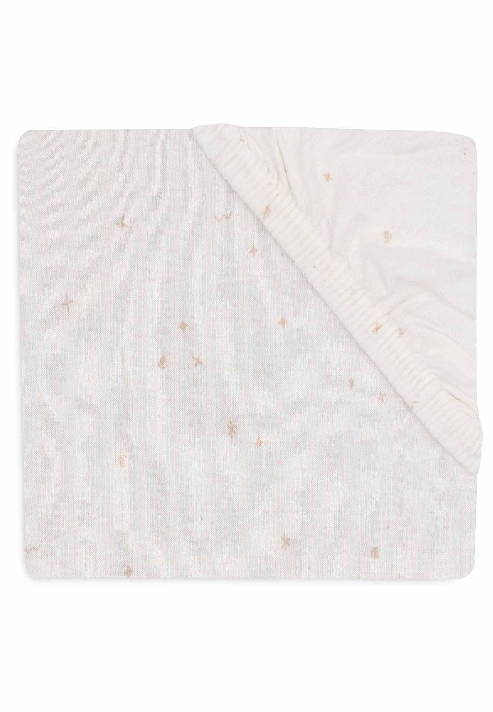 Jollein Spannbettlaken Jersey 40/50x80/90cm Twinkling - Wild Rose Meist gekauft