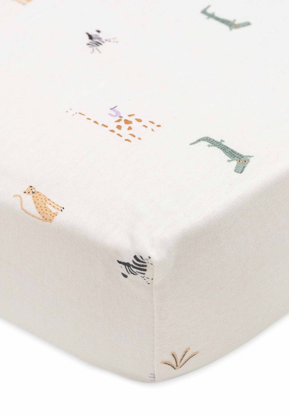 Jollein Spannbettlaken Jersey 40/50x80/90cm - Jungle Jambo Blitzverkäufe