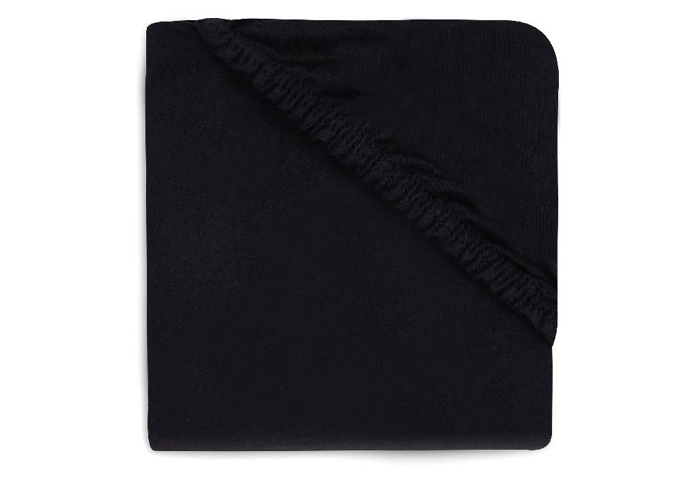 Jollein Spannbettlaken Jersey Laufgitter Ø95cm Black Kostenloser Versand