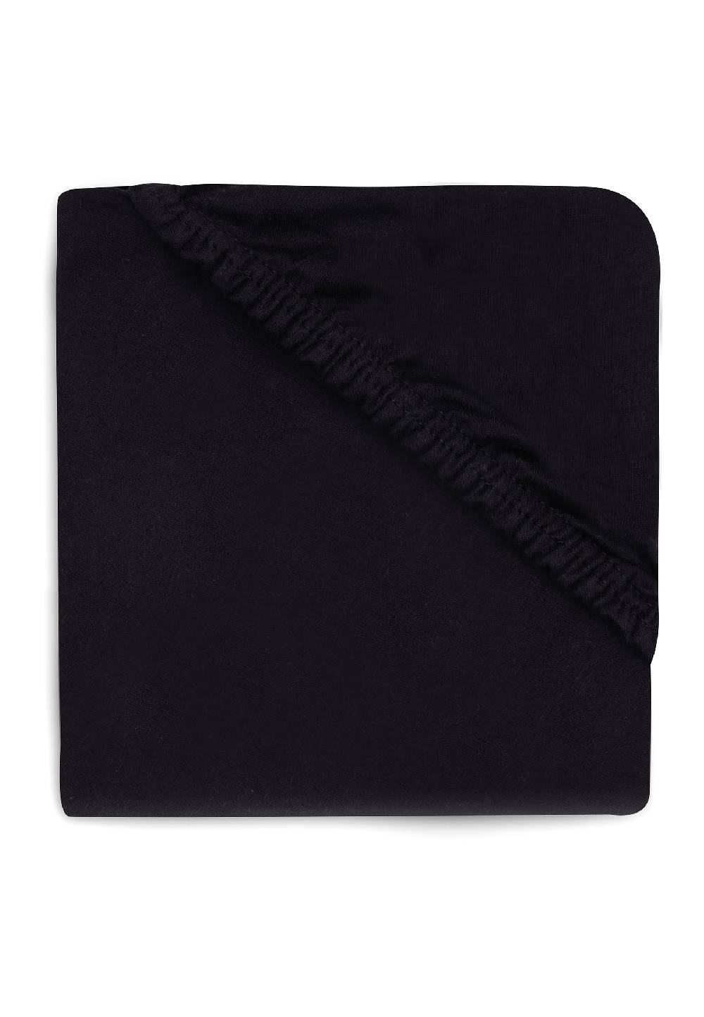 Jollein Spannbettlaken Jersey Laufgitter Ø95cm Black Kostenloser Versand