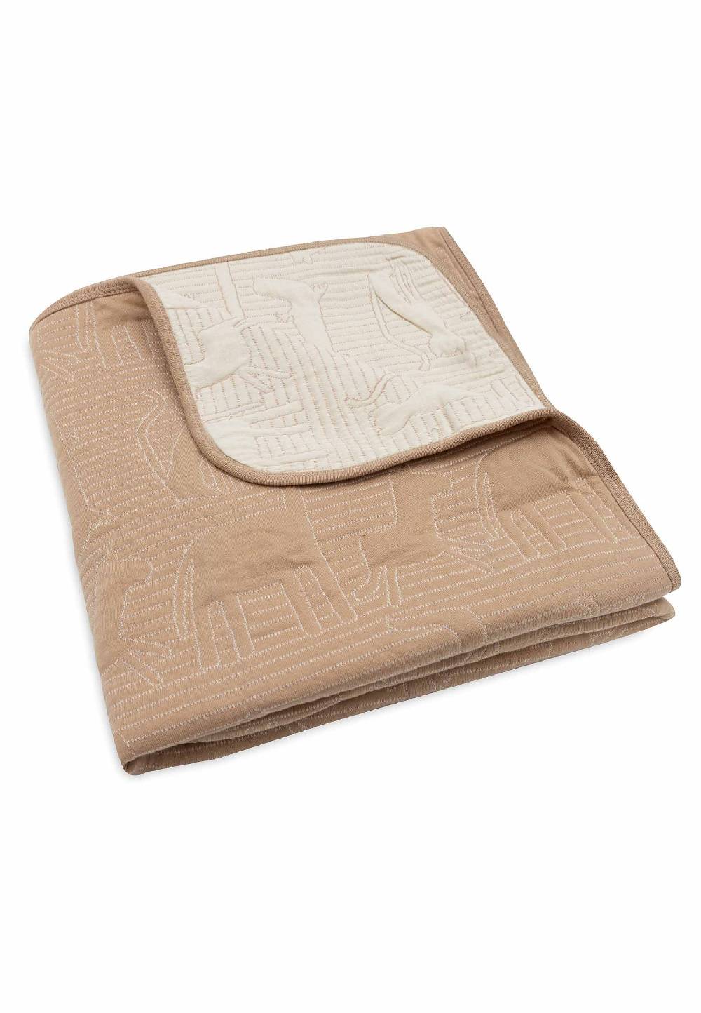 Jollein Decke Kinderbett 100x150cm Jungle Jambo - Biscuit/Oatmeal Limitierter Zeitrabatt