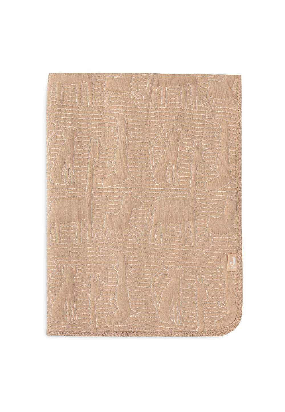 Jollein Decke Kinderbett 100x150cm Jungle Jambo - Biscuit/Oatmeal Limitierter Zeitrabatt