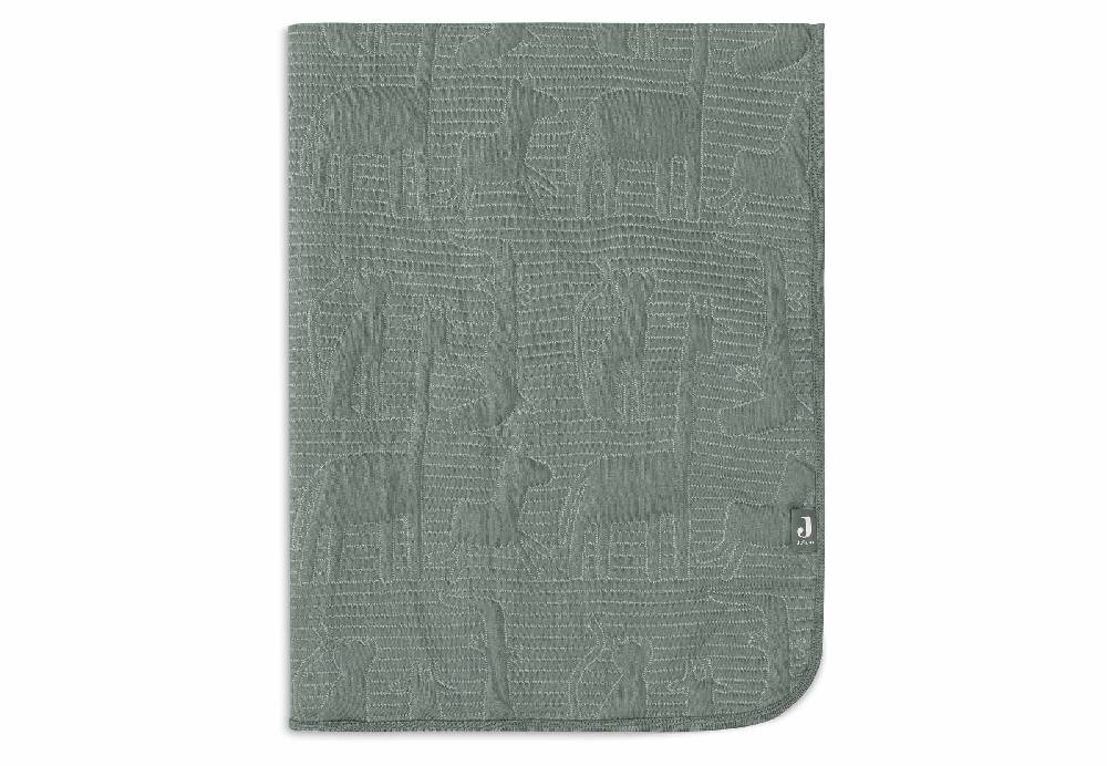 Jollein Decke Kinderbett 100x150cm Jungle Jambo - Ash Green/Laurel Fabrik Onlineshop