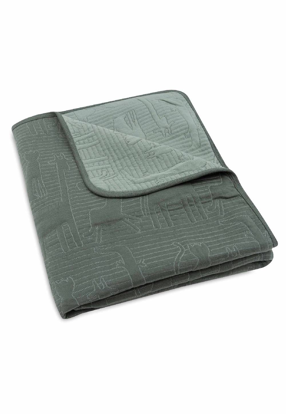 Jollein Decke Kinderbett 100x150cm Jungle Jambo - Ash Green/Laurel Fabrik Onlineshop