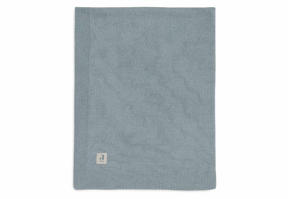 Jollein Decke Kinderbett 100x150cm Cosy Knit - Sea Green Fabrikpreis