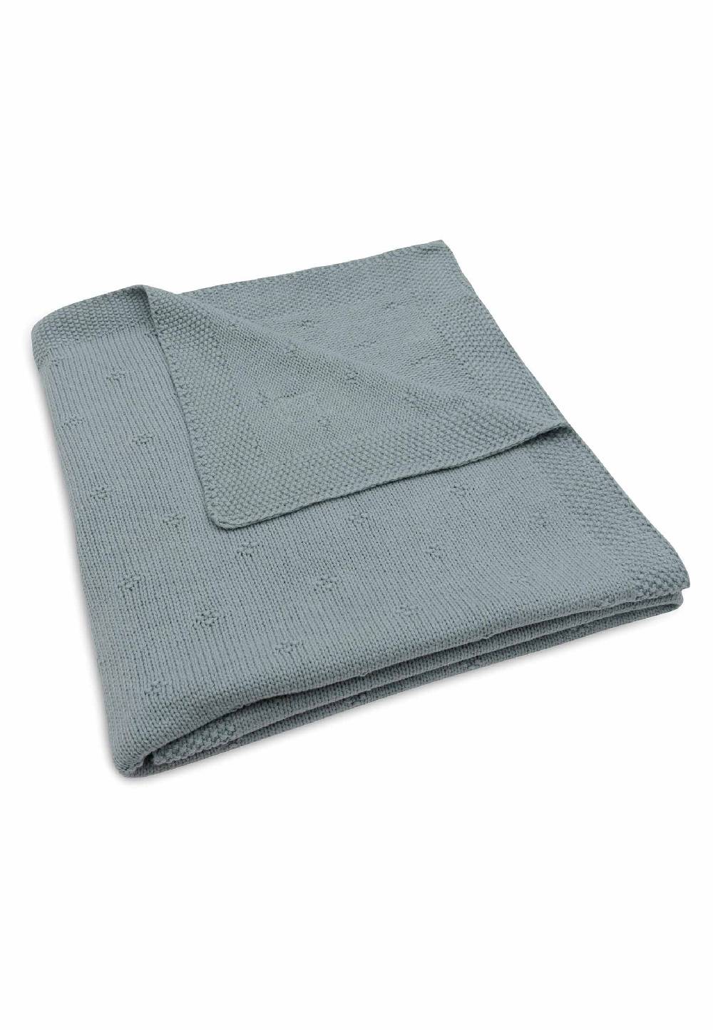 Jollein Decke Kinderbett 100x150cm Cosy Knit - Sea Green Fabrikpreis