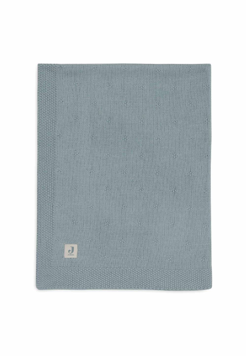 Jollein Decke Kinderbett 100x150cm Cosy Knit - Sea Green Fabrikpreis