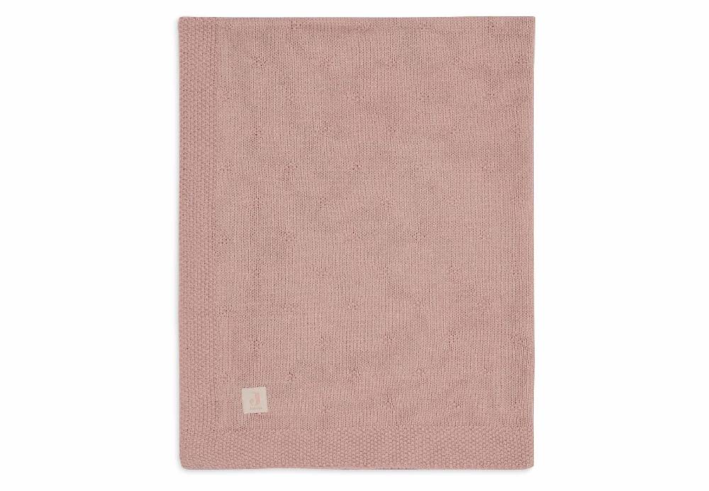 Jollein Decke Kinderbett 100x150cm Cosy Knit - Wild Rose Sonderangebot